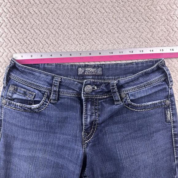 Silver Jeans Womens Suki Surplus Size 30x30 Bootcut Flap Pockets - Picture 7 of 15